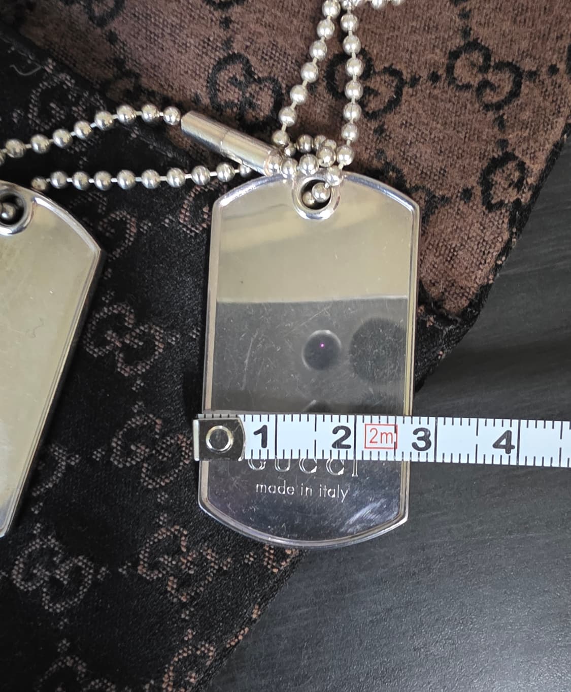 구찌 실버925 도그택 상품이미지6