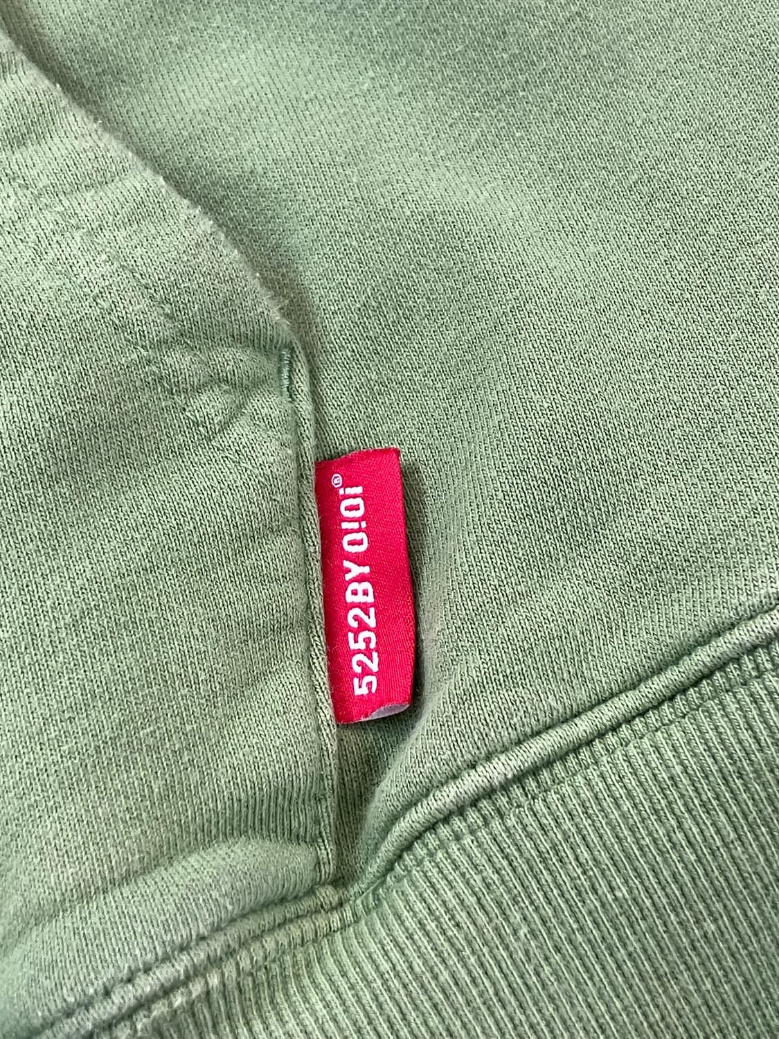 oioi 자수 로고 후드티 그린 M #csz4102 상품이미지7