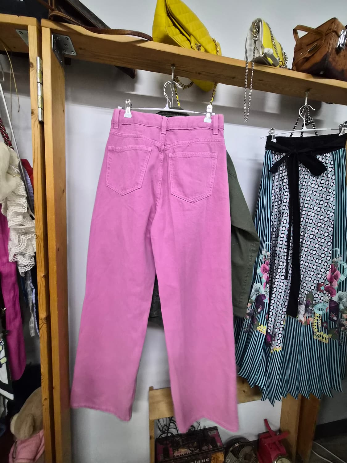 디젤 자수와팬 빈티지 워싱 야상.better 핑크데님 상품이미지9