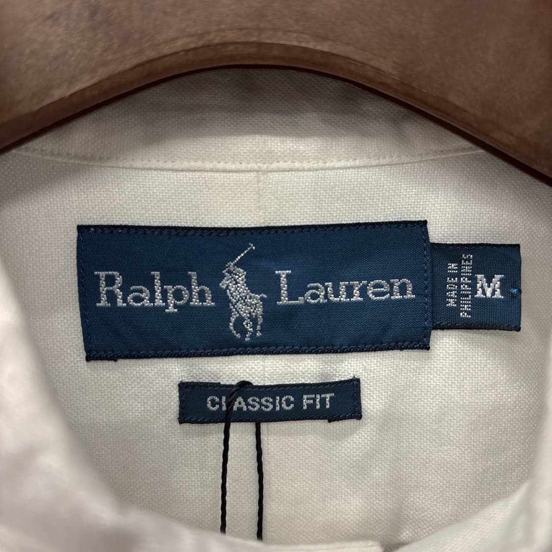 90s 폴로 랄프로렌 USGA 오피셜 엠브로이드 옥스포드 셔츠 N1092 상품이미지7