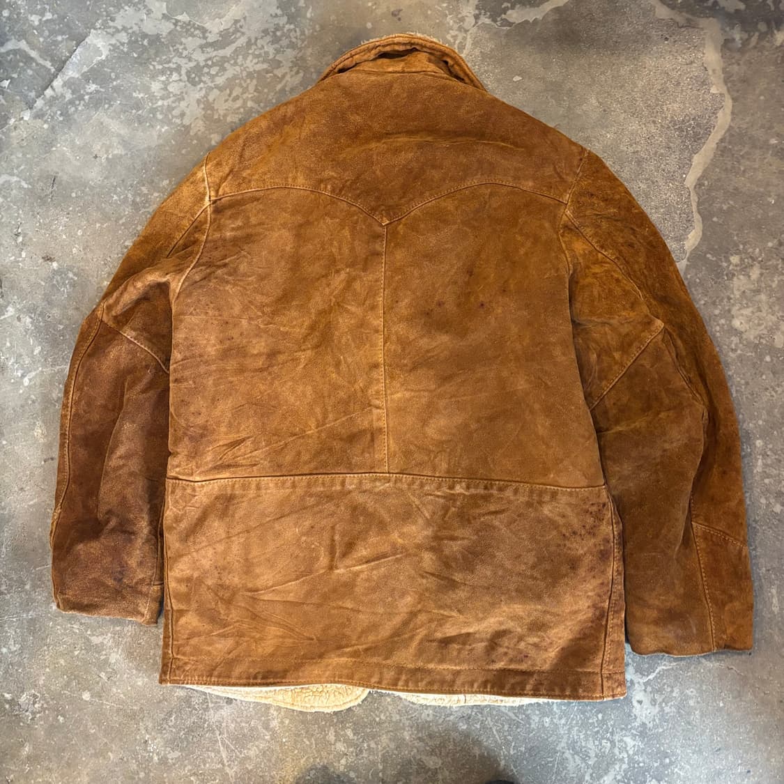 80년대 미국 쇼트 웨스턴 스웨이드 랜처 자켓 상품이미지2