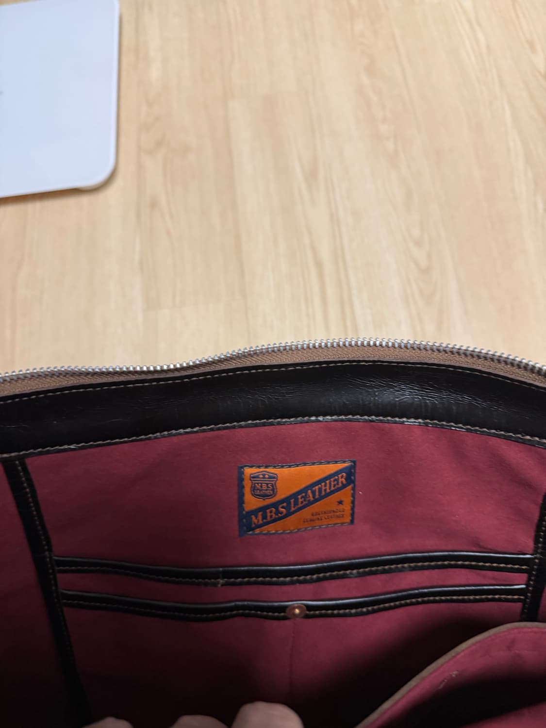 엠비스 말가죽 헬멧백 블랙  상품이미지6