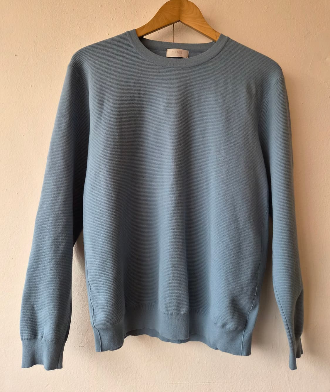 타임 남성 스카이블루 라운드니트
 상품이미지1