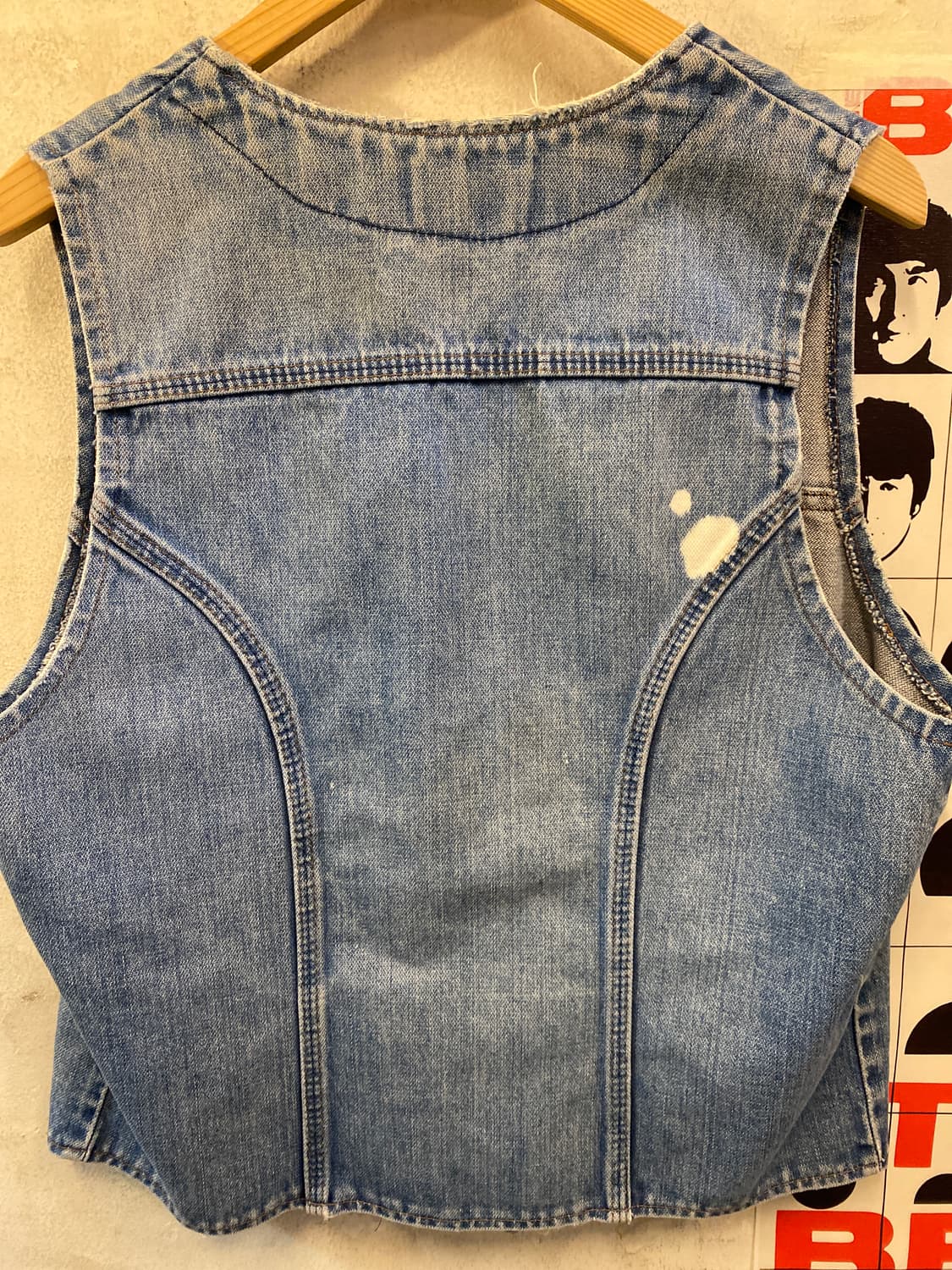 USA 랭글러 데님 베스트  상품이미지4