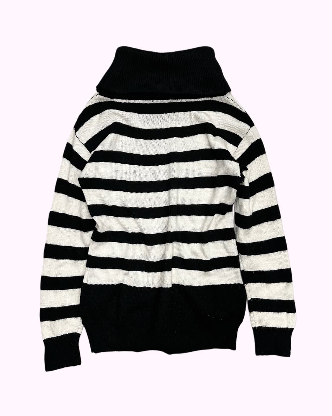 GLACIER stripe turtle-neck knit 상품이미지4
