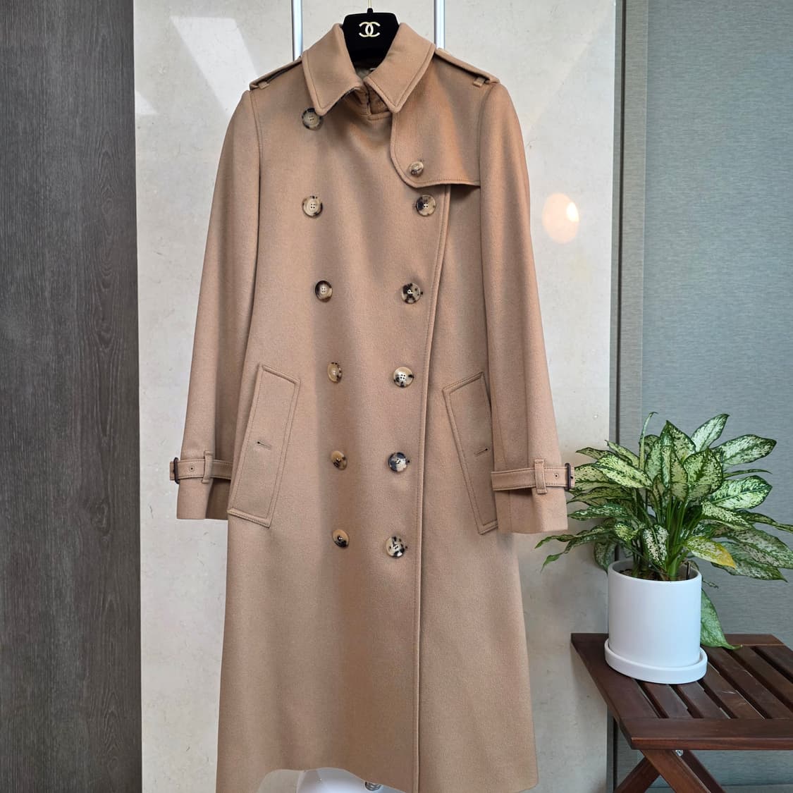 새상품급 버버리 캐시미어 100% 켄징턴 트렌치코트 (클래식 로고) 상품이미지2