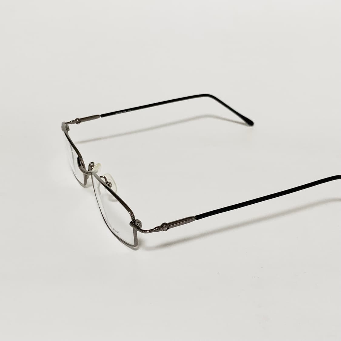995 데드스탁 빈티지 안경테 메탈 다크그레이 슬림 직사각형 남녀공용 상품이미지4