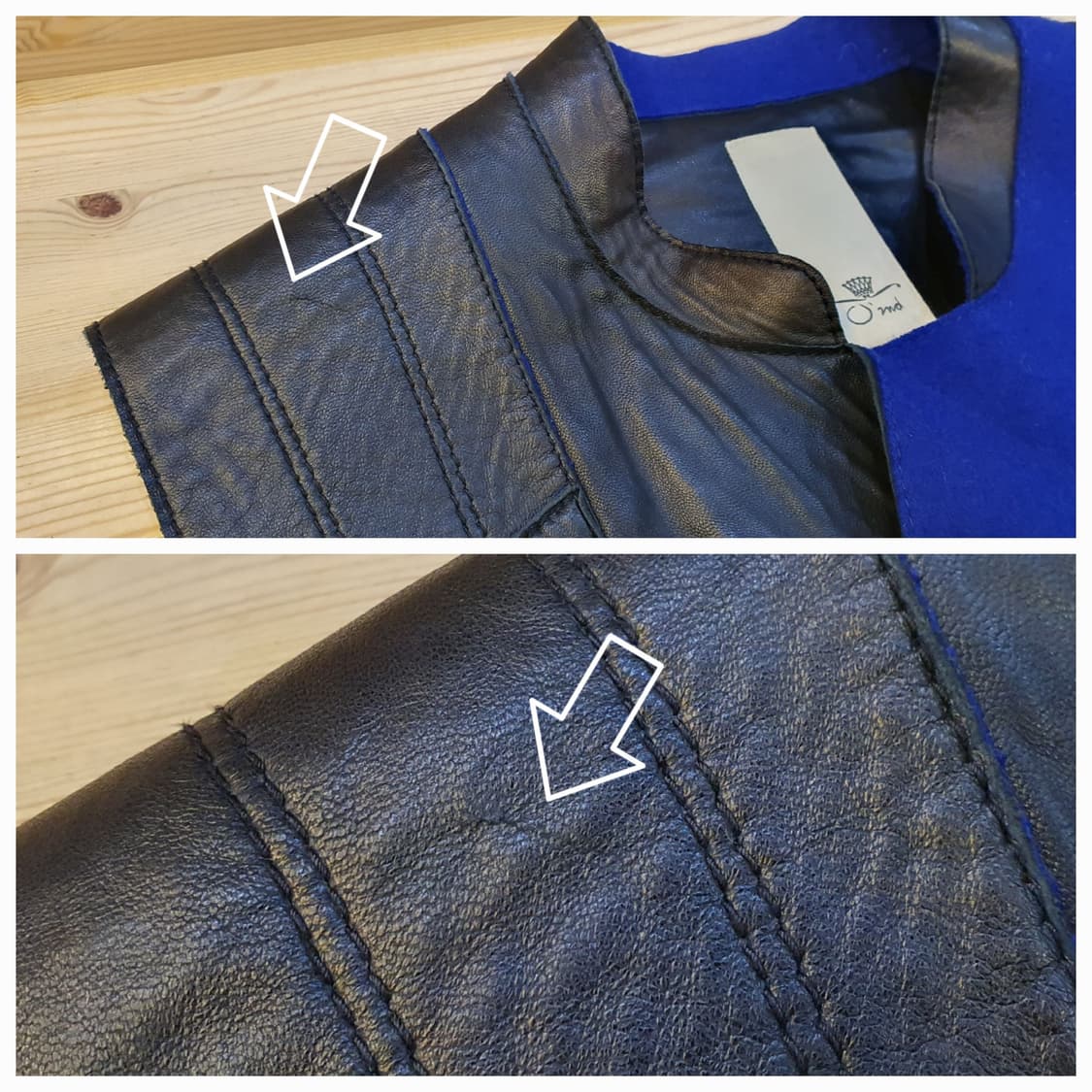 66.오즈세컨 양가죽 라이더조끼 상품이미지8