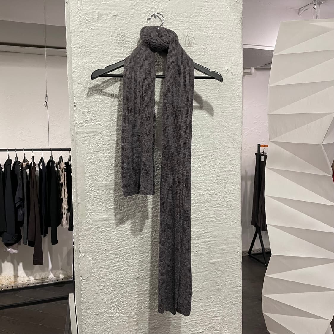 요지야마모토 스톨 머플러 퍼플 상품이미지1