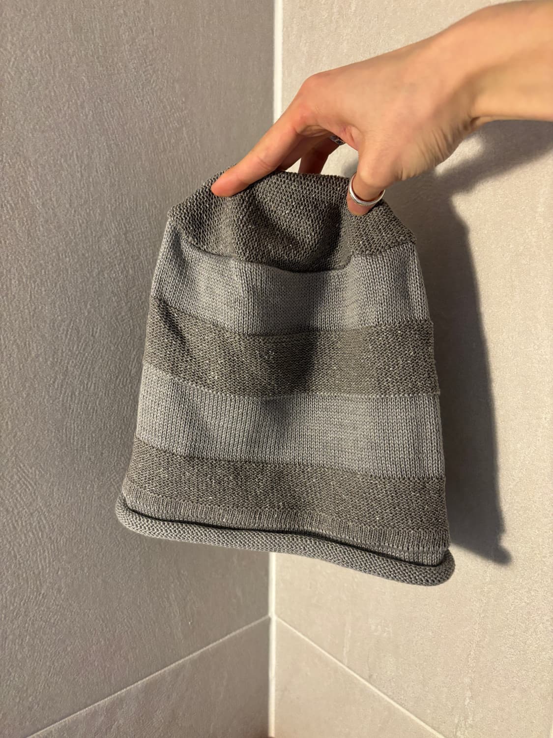 Ca4la 스트라이프 실크 비니 상품이미지2