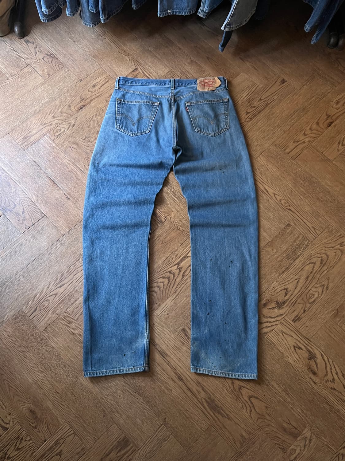 [36]00's 리바이스 USA 501XX 맥시코제 빈티지 워싱 데님팬츠 상품이미지2