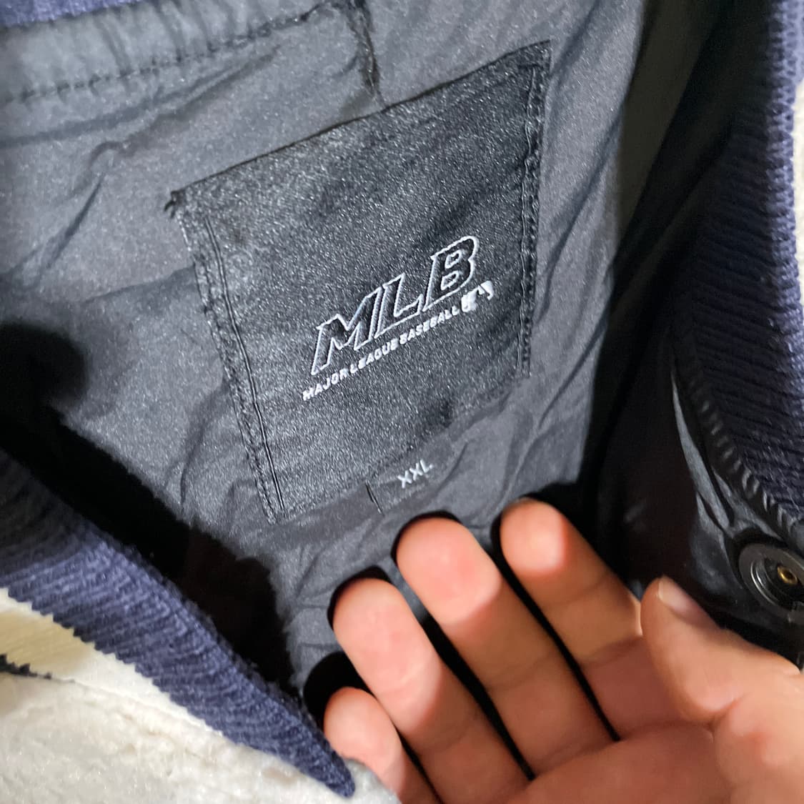 2XL)MLB 뉴욕양키스 후리스 바시티 자켓 상품이미지4