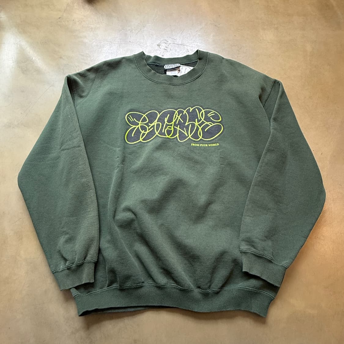 OCTOPUS ARMY 그래피티 FROM FUCK WORLD 스웻셔츠 L 상품이미지1