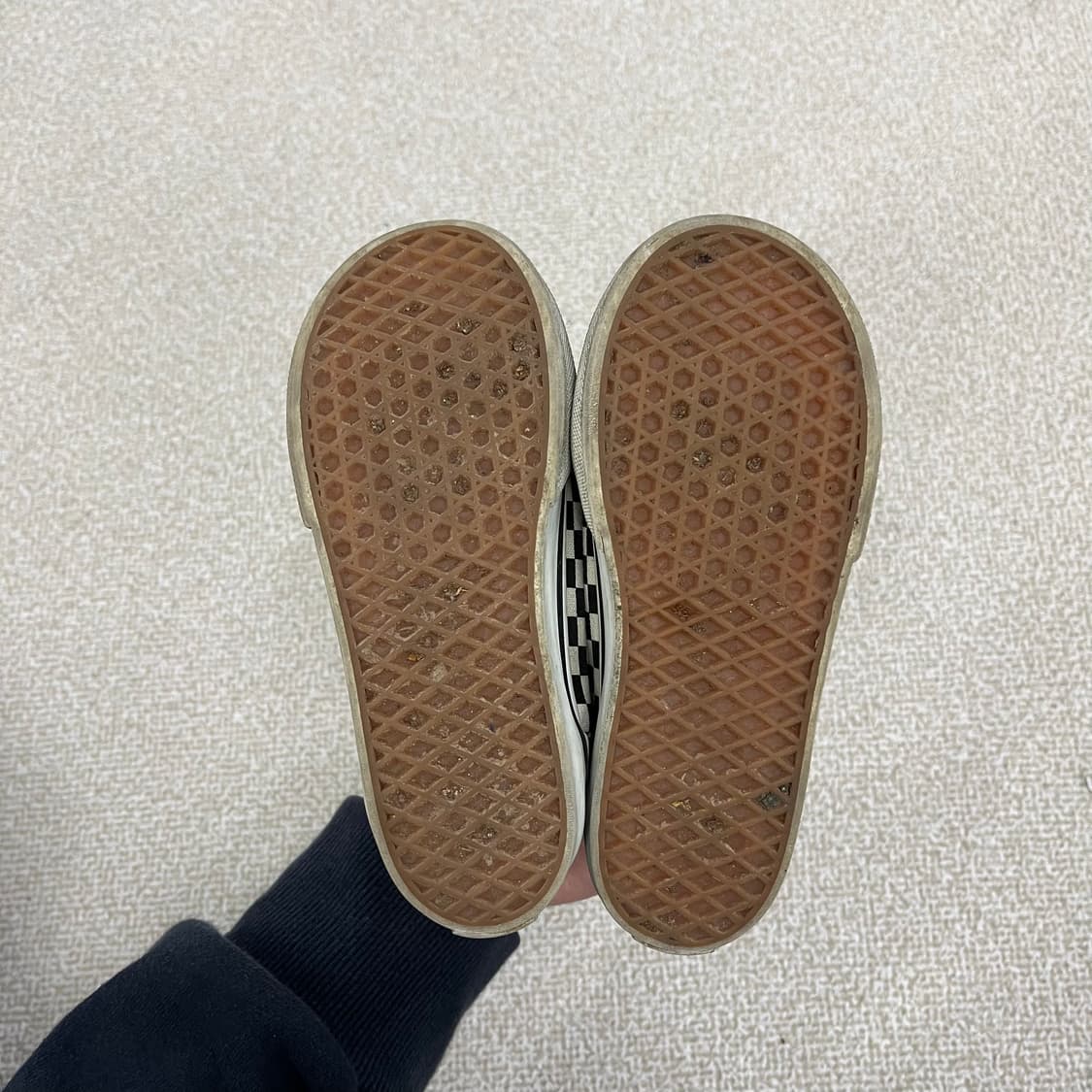 [160] 반스 키즈 토들러 올드스쿨 체커보드 벨크로 운동화 신발 011 상품이미지6