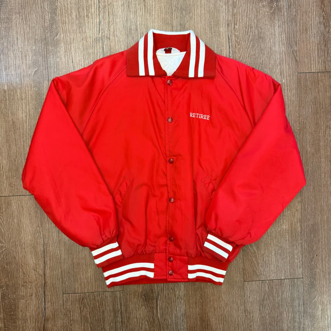 USA 빈티지 바시티자켓 레드 상품이미지1