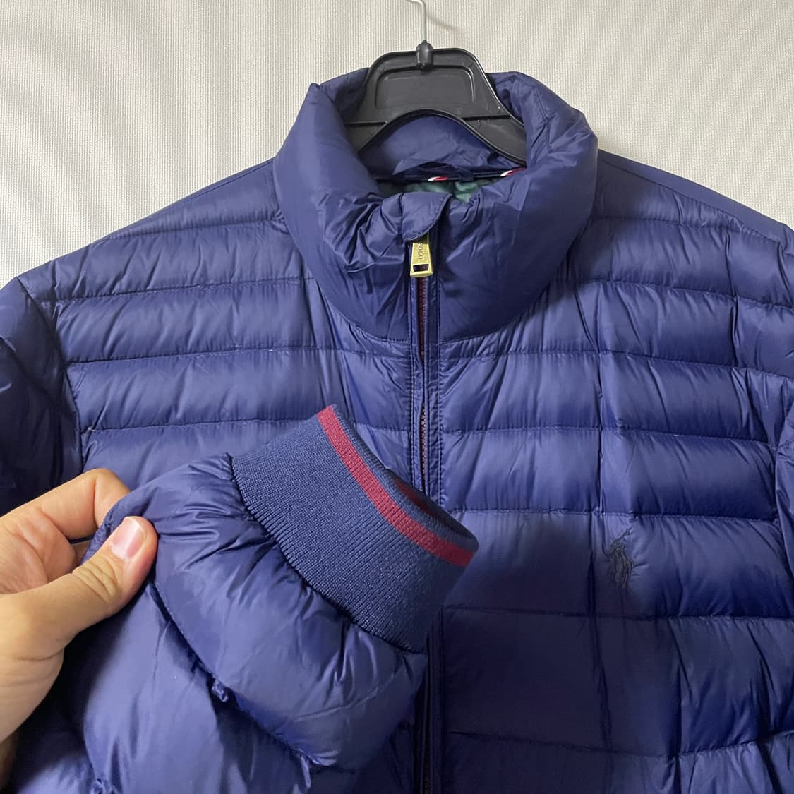 폴로 랄프로렌 경량 패딩점퍼 네이비 M (100) 상품이미지5