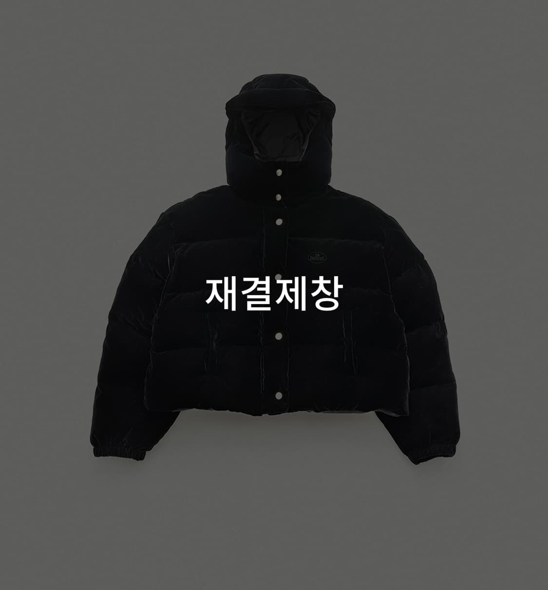 더바넷 벨벳 구스 푸퍼 패딩 상품이미지1