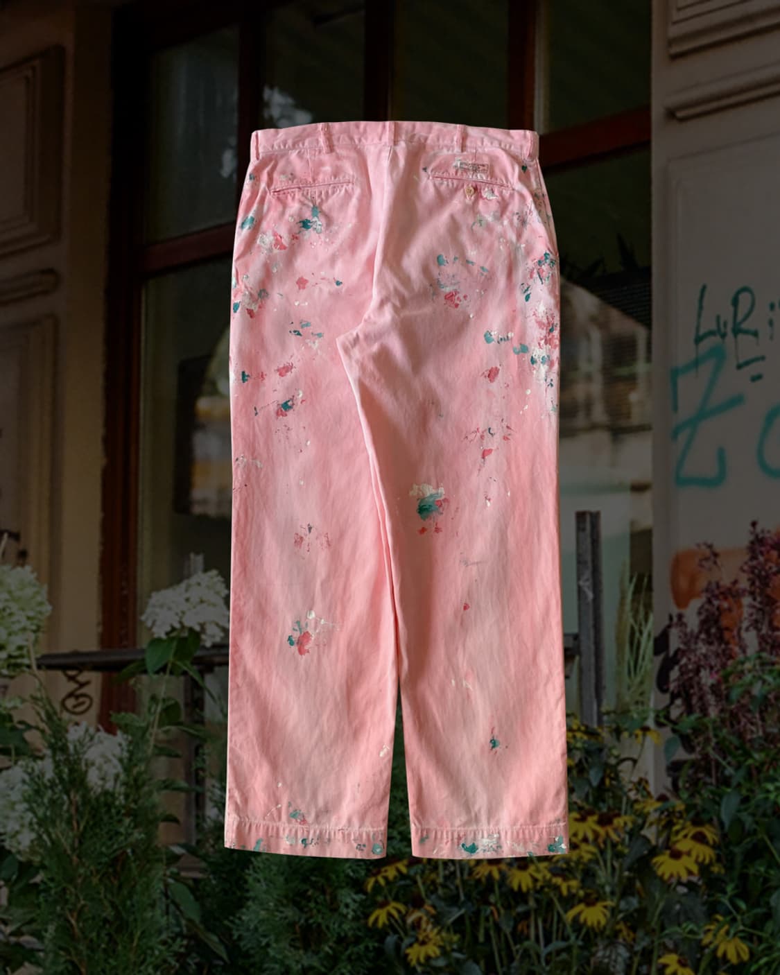 폴로 다잉 페인팅 핑크 치노 팬츠 상품이미지2