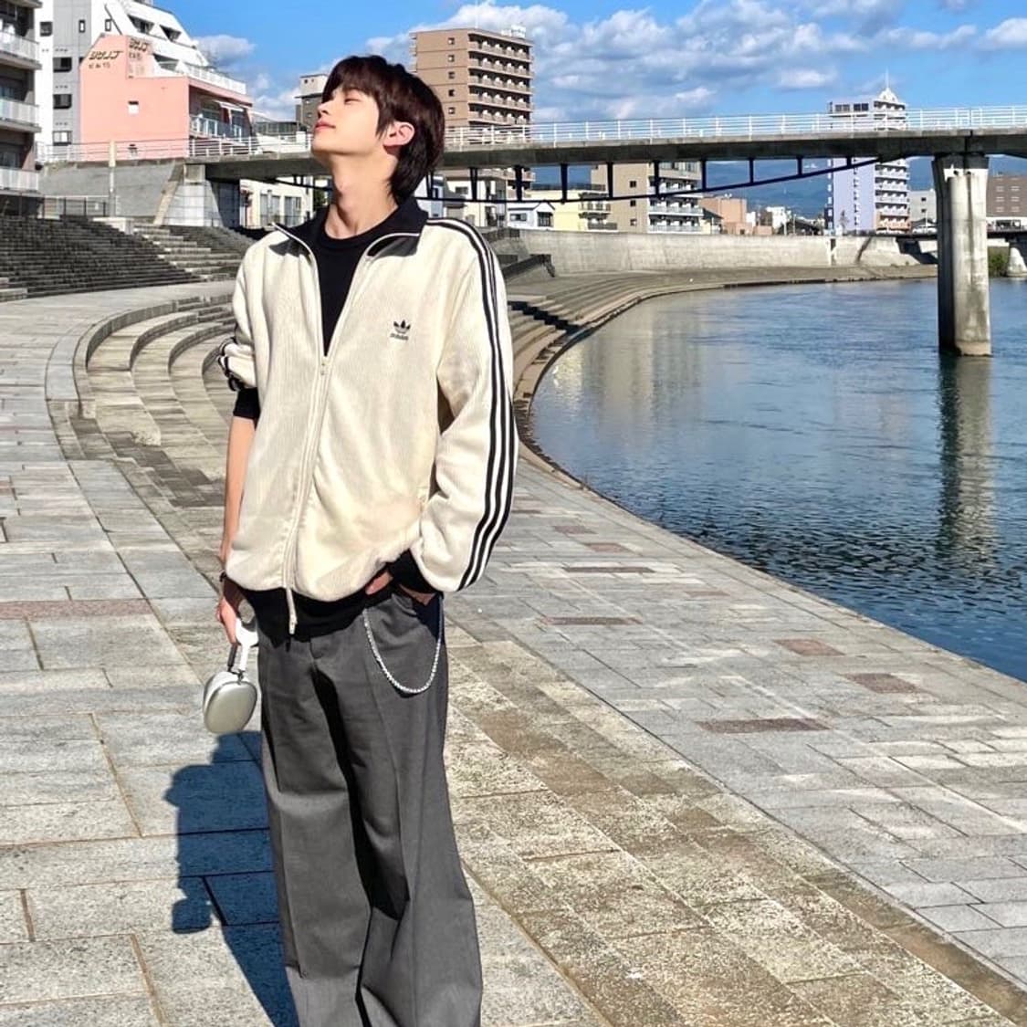 아디다스 와플 집업 M 상품이미지1