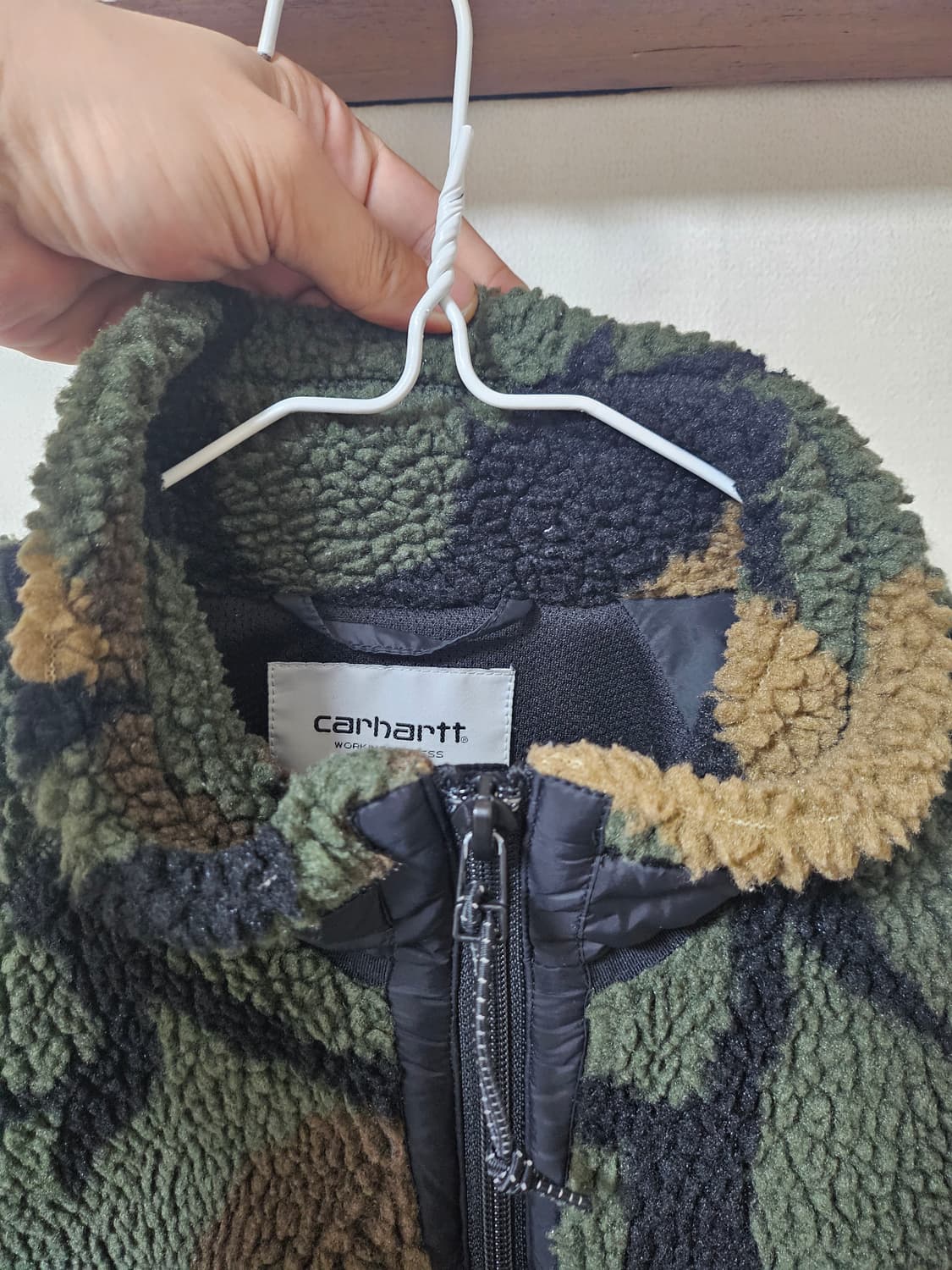 칼하트 카모 쉐르파 집업L(105) 상품이미지3