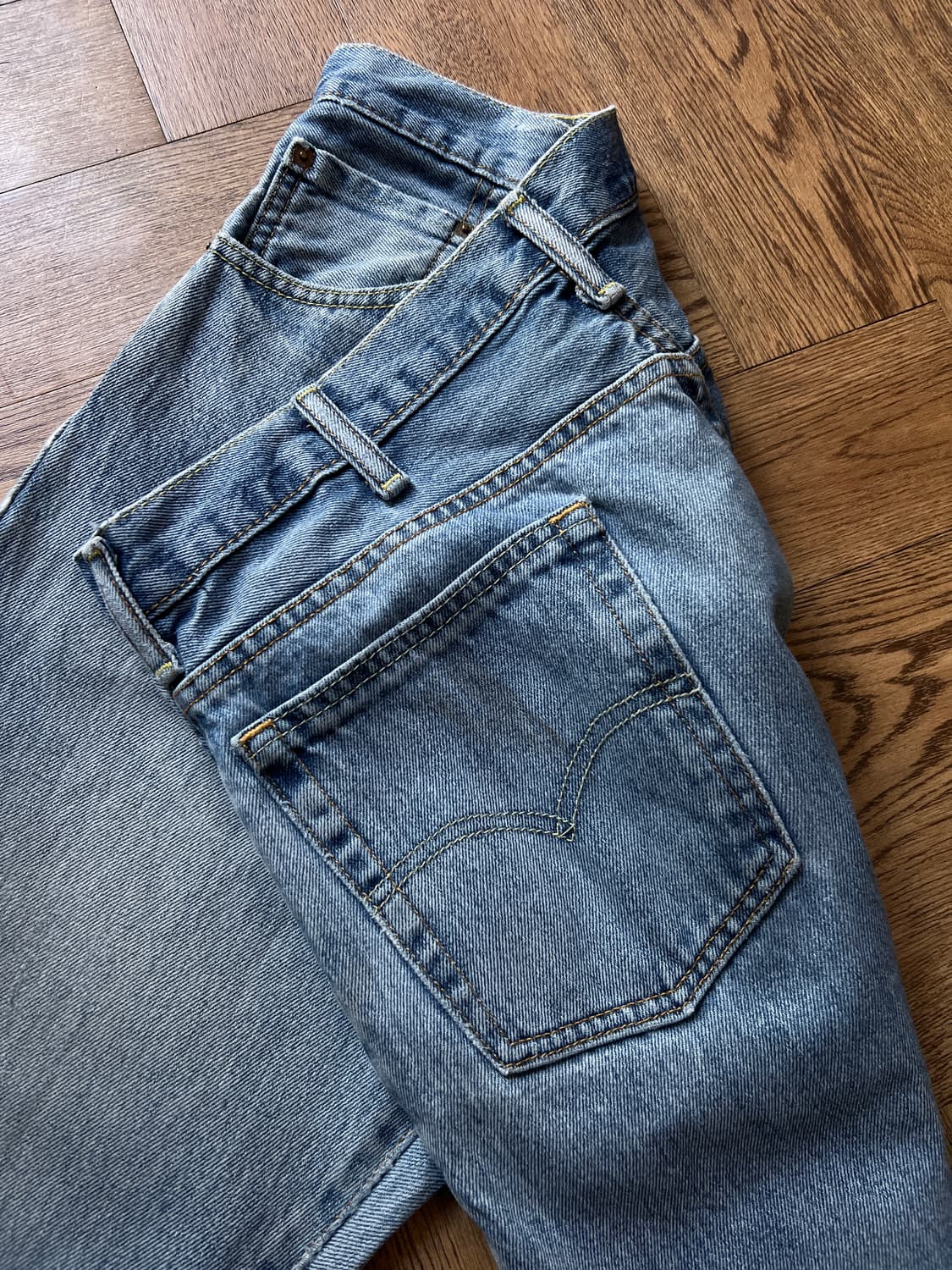 [36]리바이스 517 빈티지 워싱 플레어핏 데님 팬츠 상품이미지5