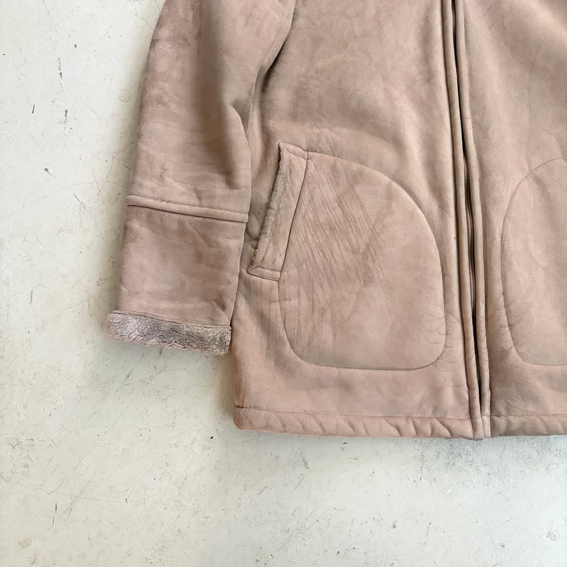 간사이 야마모토 Body Max 시어링 자켓 M 상품이미지3