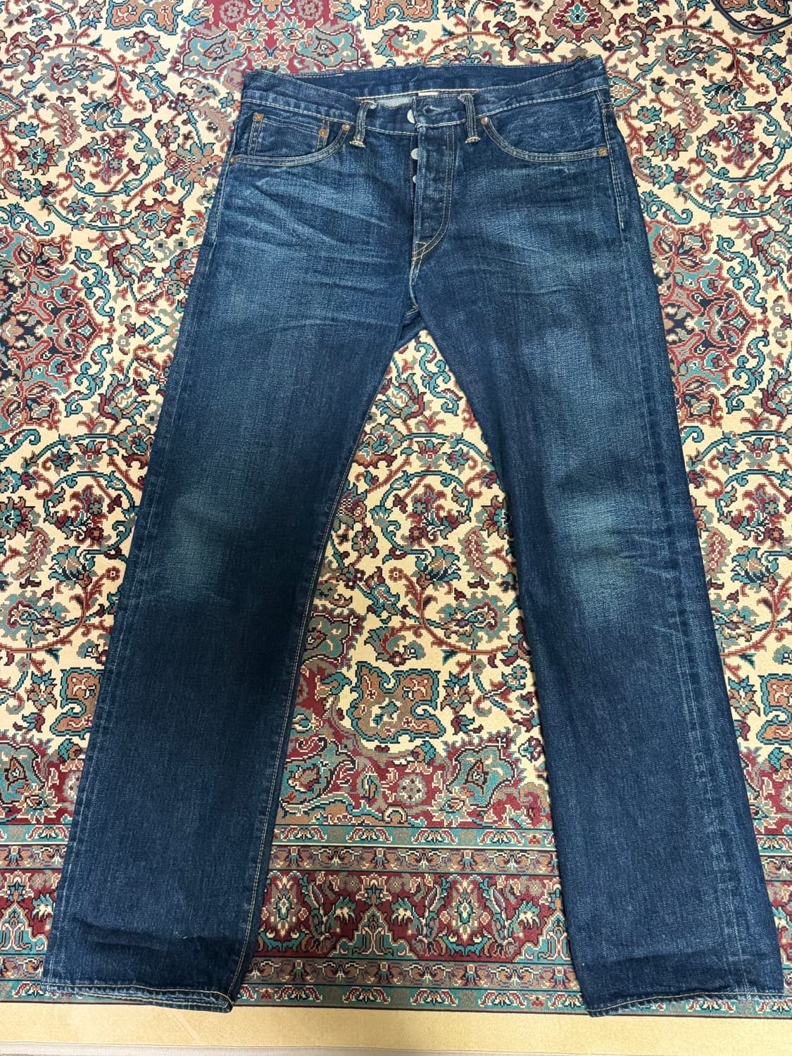 더블알엘 로우스트레이트 셀비지 데님팬츠 (30x30) 상품이미지2