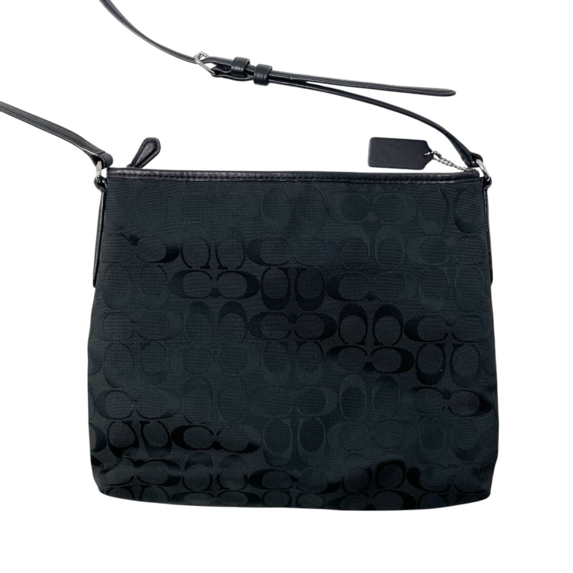 [중고] 코치 시그니처 블랙 크로스백 가방 상품이미지3