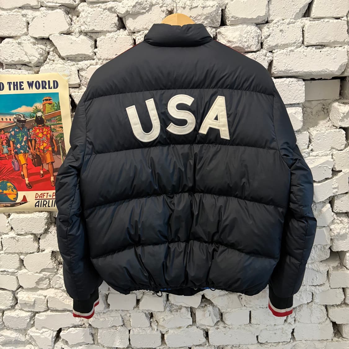 폴로 빅포니 USA 사이드라인 봄버패딩 자켓 상품이미지6