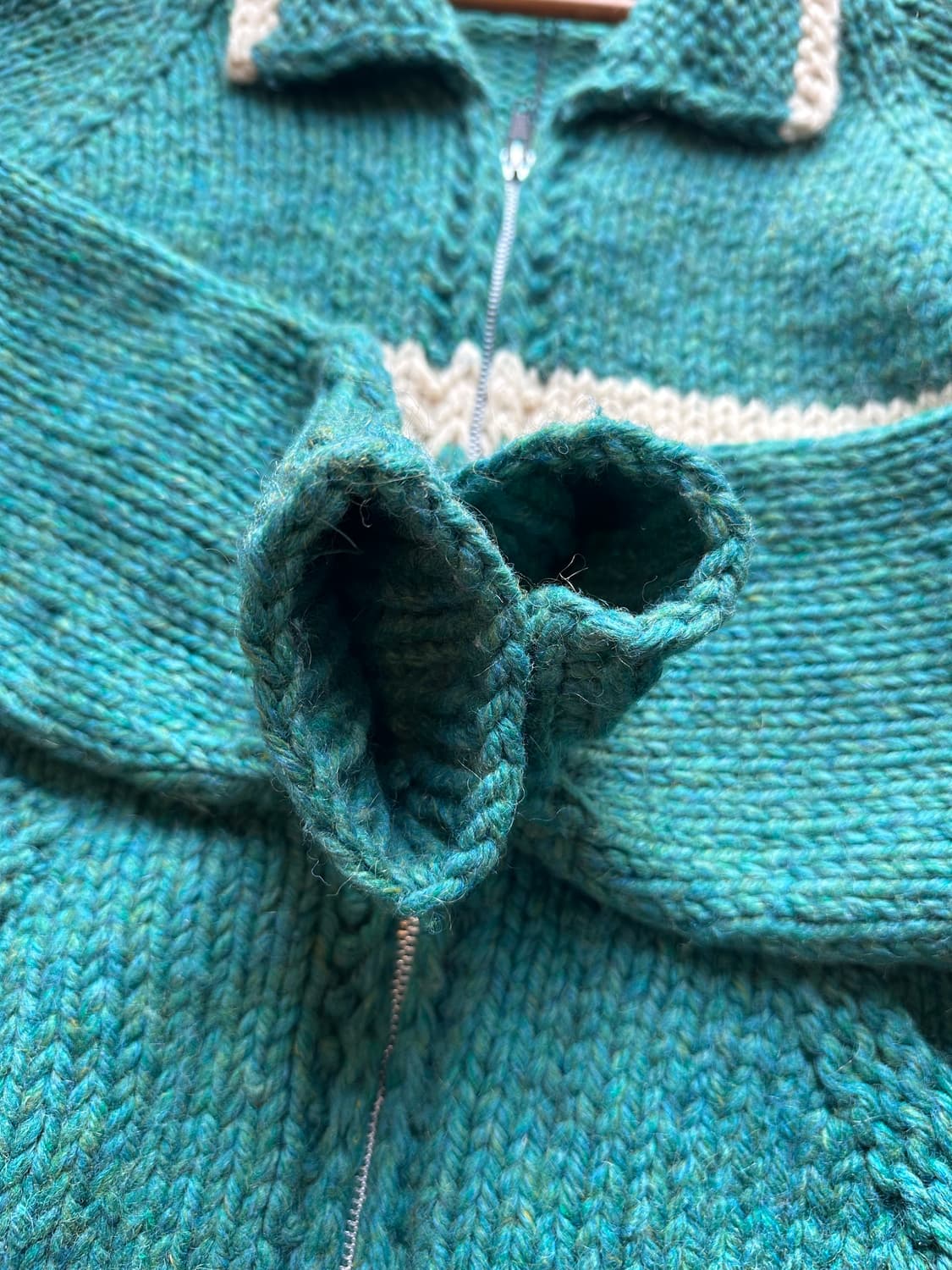 Old 캐나다 헤비 울 코위찬 스웨터 우먼스 상품이미지9