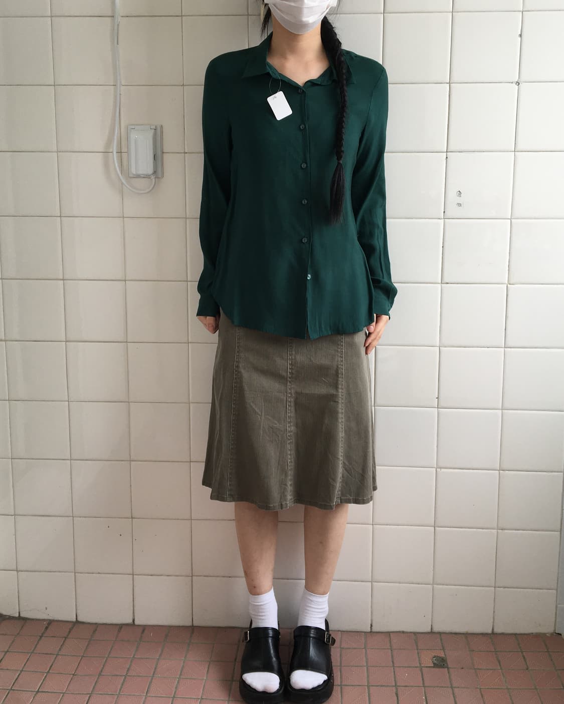 Green shirt 상품이미지1