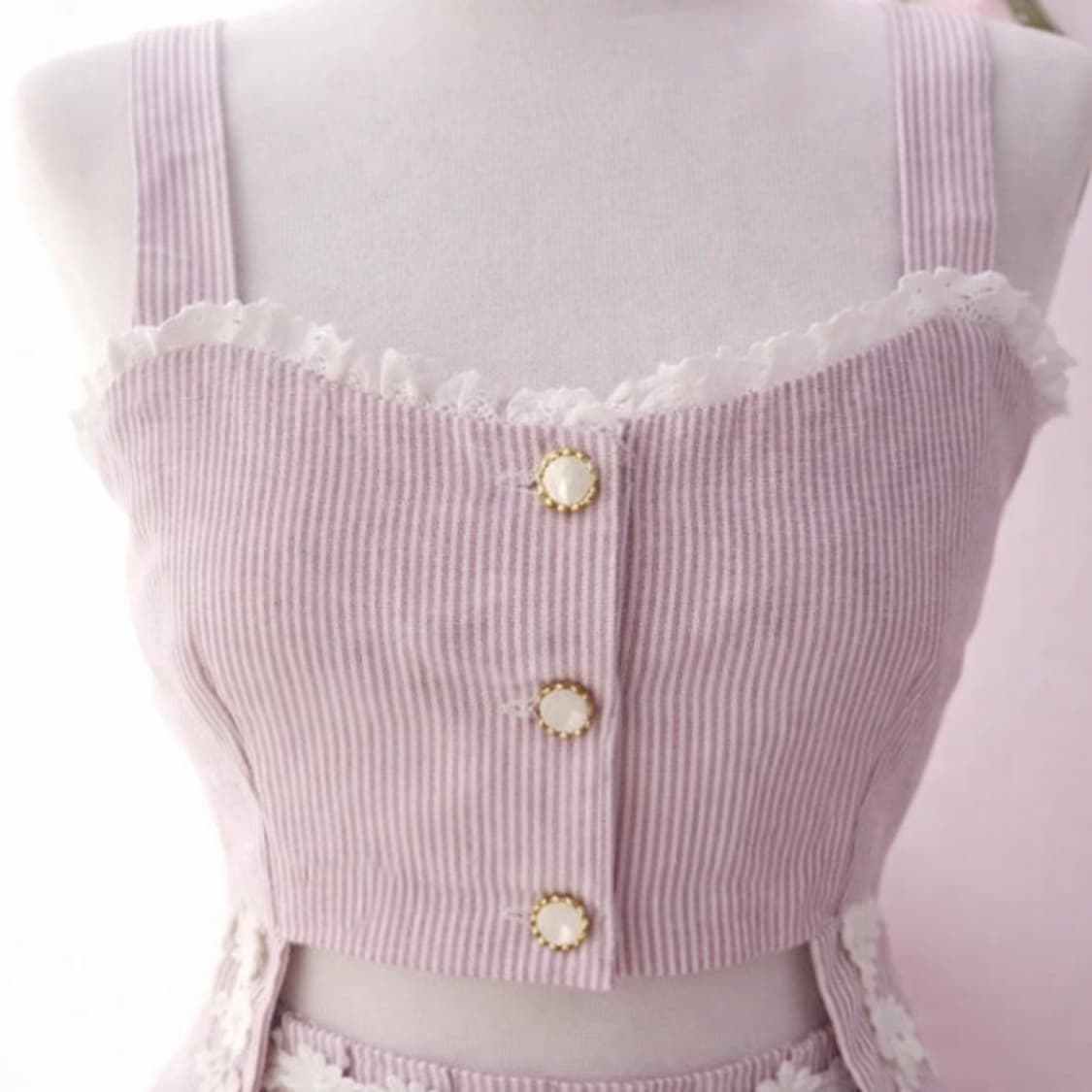 투피스 세트 갸루 페어리 로맨틱 오네 상품이미지2