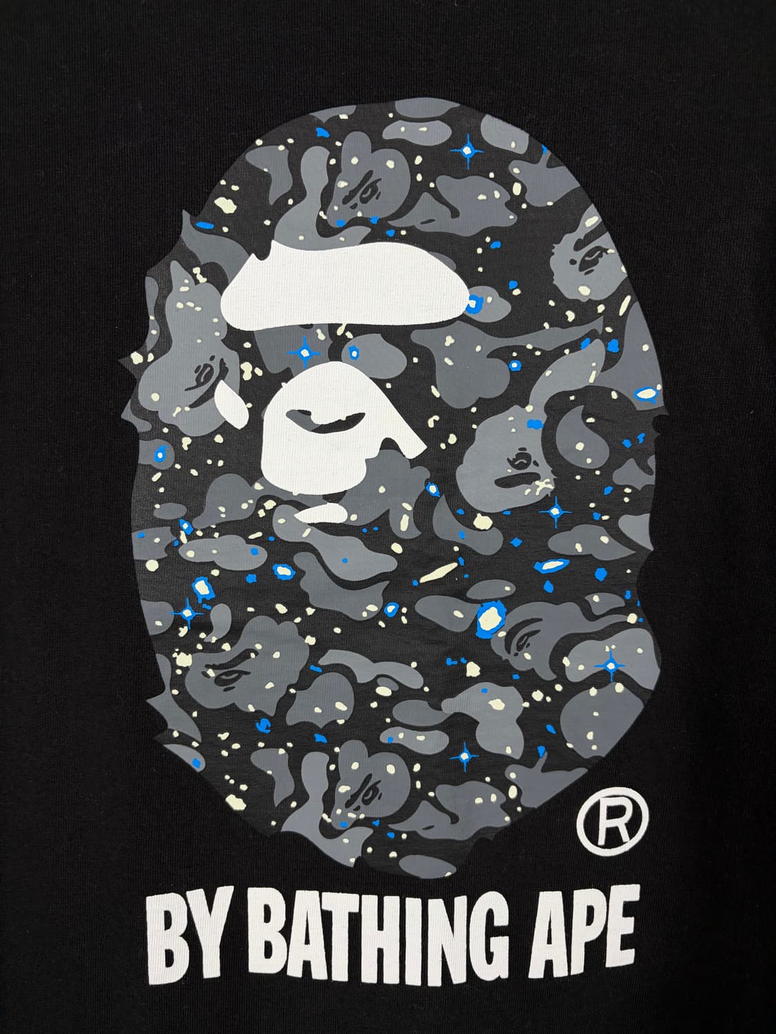 a174) 베이프 스페이스 카모 반팔티셔츠 상품이미지2