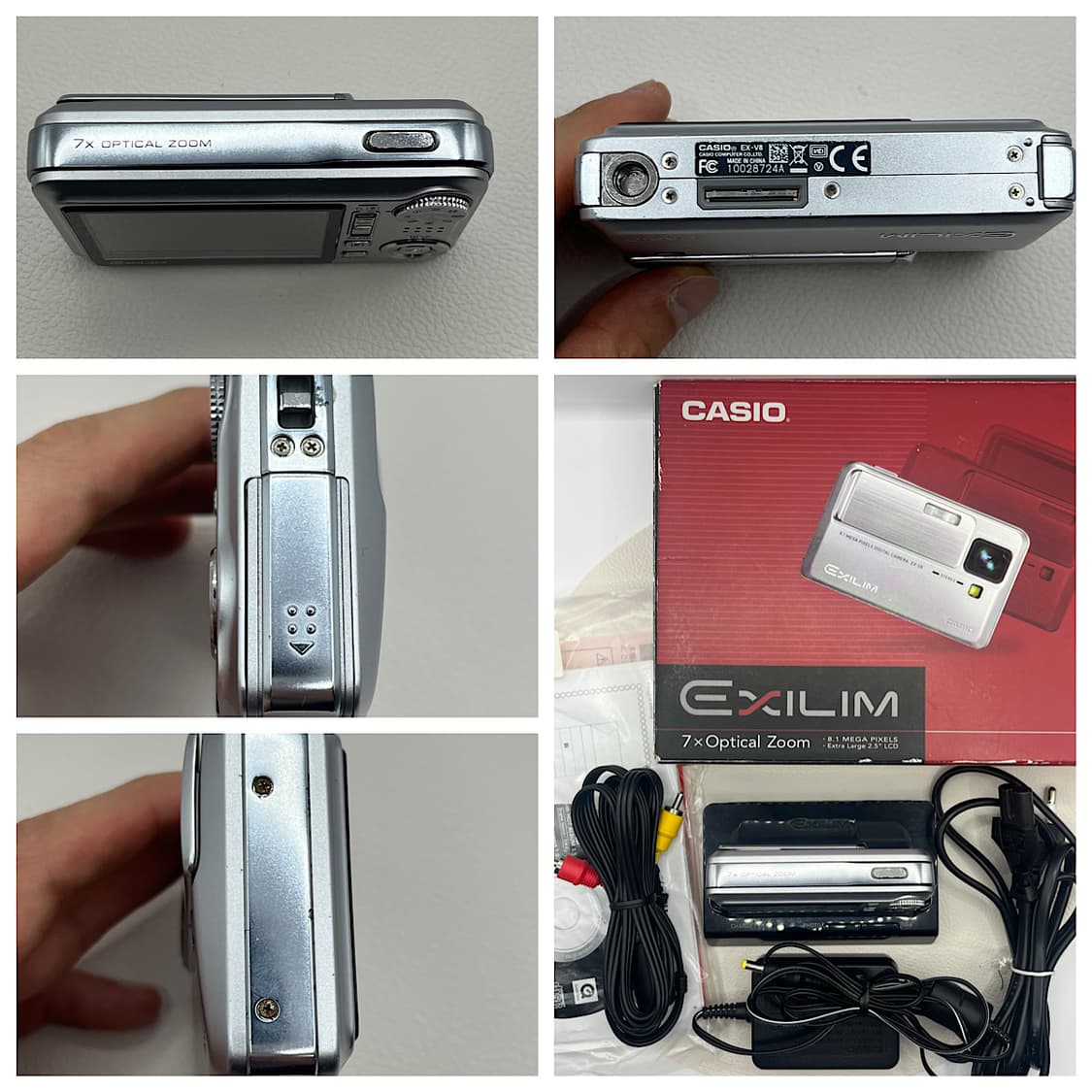 카시오 Casio exilim EX-V8 빈티지 디지털 카메라 상품이미지3