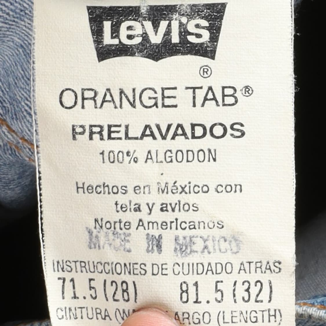 리바이스 LEVIS Orange Tab 505 Denim Pants 
 상품이미지9