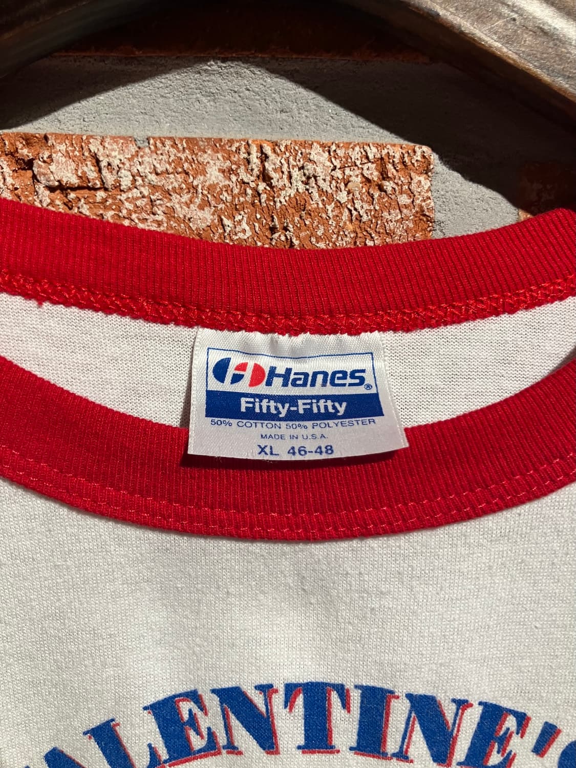 80~90s USA 빈티지 헤인즈 링거 티셔츠 상품이미지7