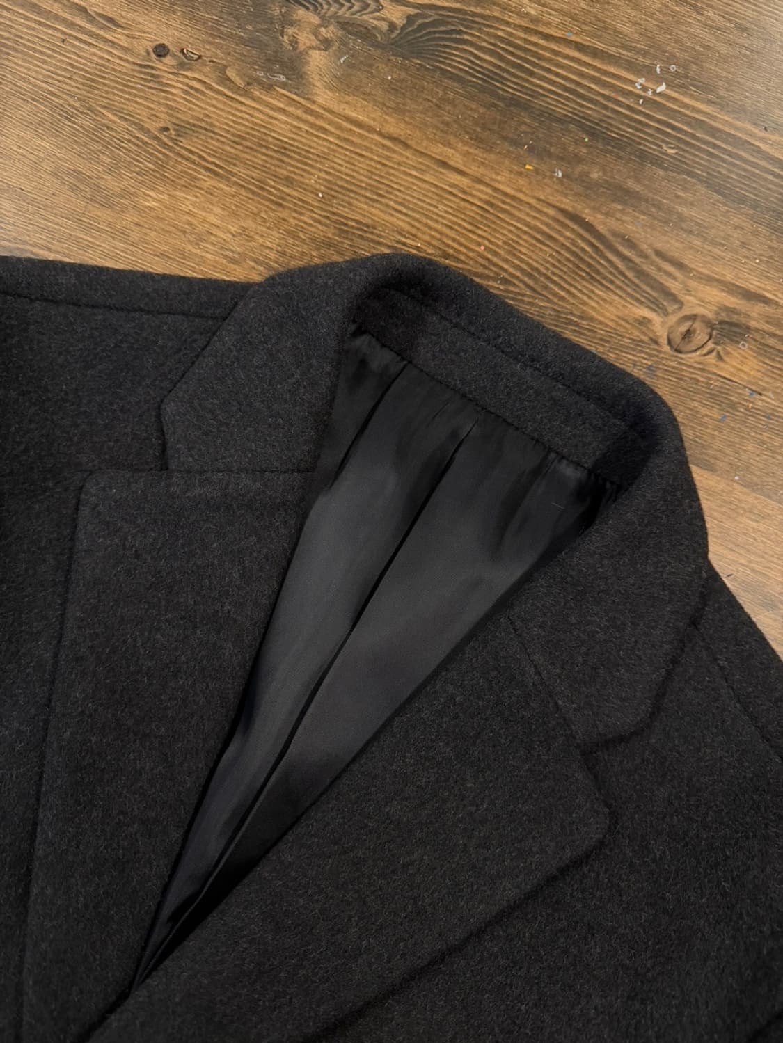 시스템 캐시미어 울 체스터필드 코트 100 상품이미지7