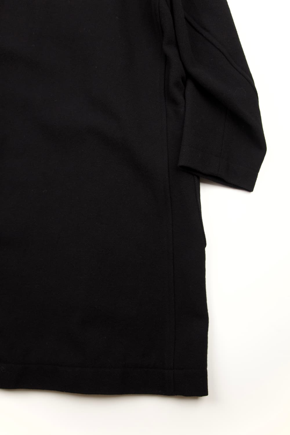 (새상품)MHL 헤비 코튼 울 더플코트 블랙 상품이미지8