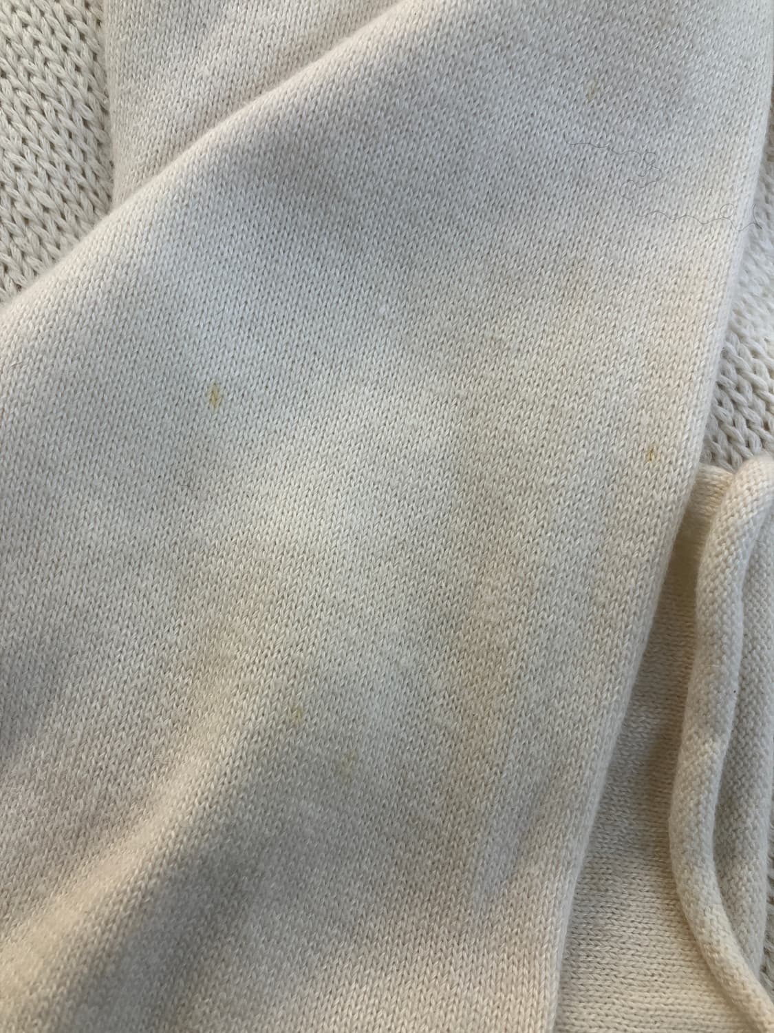 이세이미야케 플랜테이션 아이보리 니트 가디건 M 상품이미지5