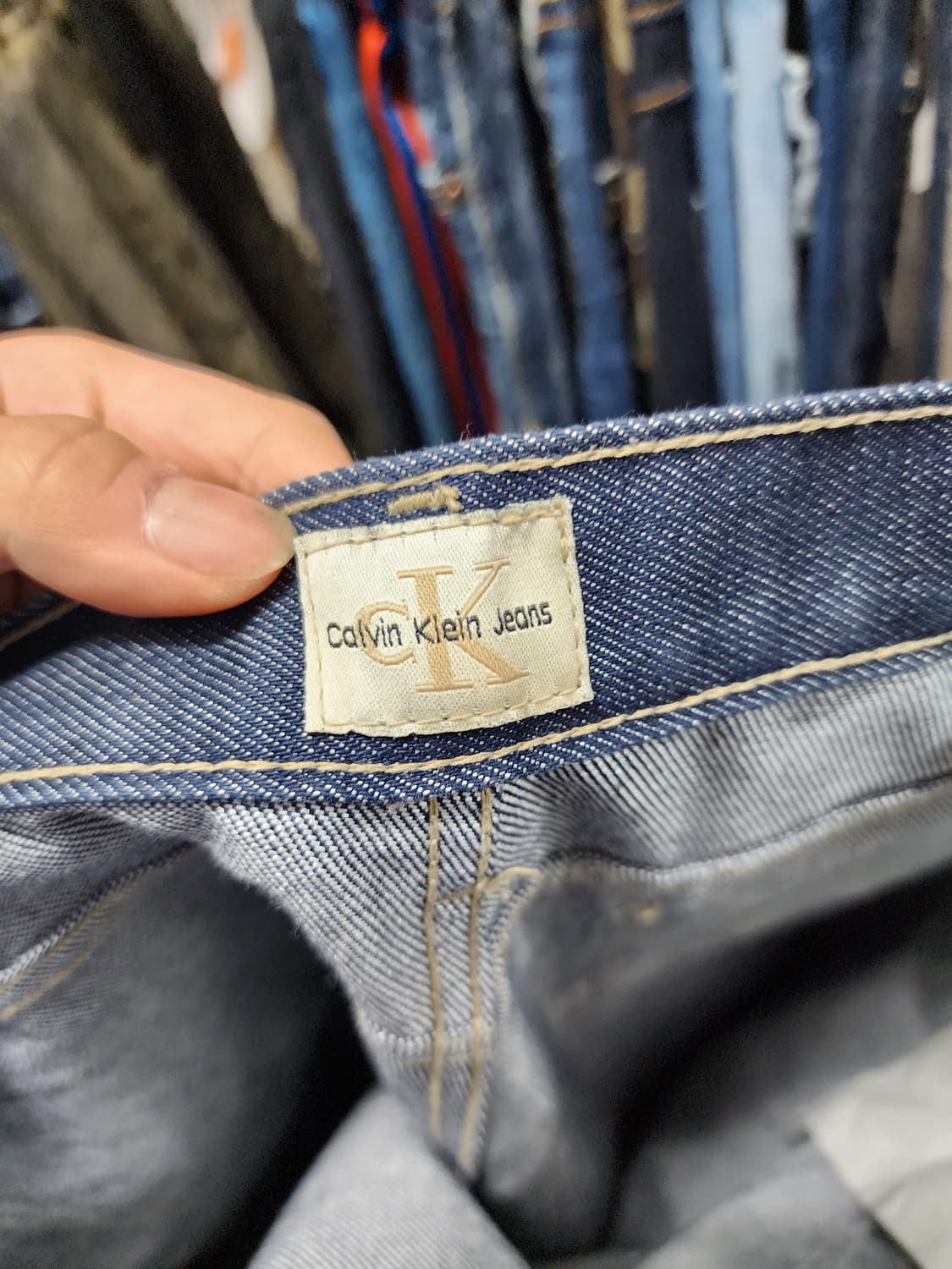 캘빈클라인 90s 생지 청바지 상품이미지5