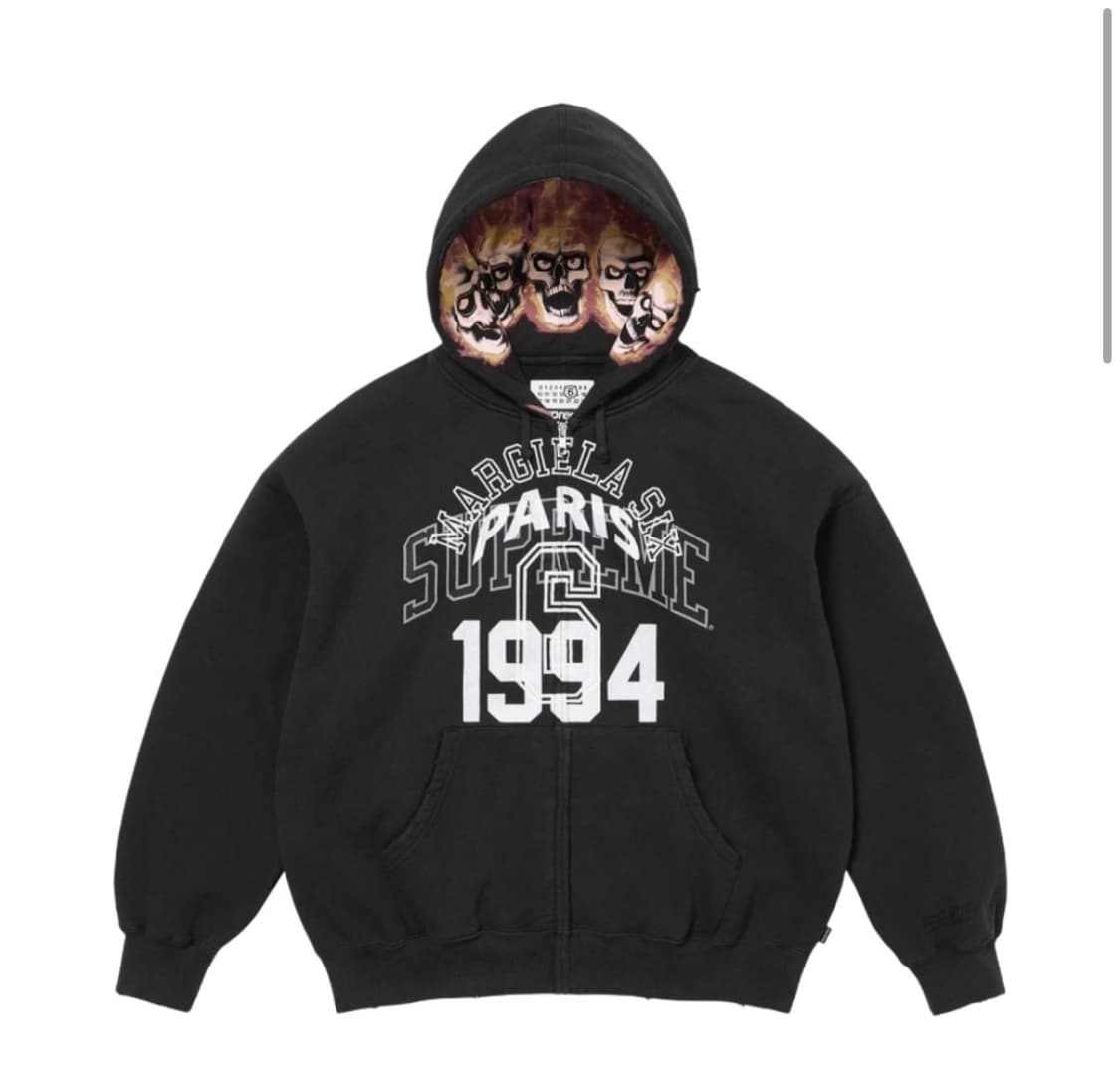 슈프림 x MM6 메종 마르지엘라 후드집업 L판매 상품이미지1