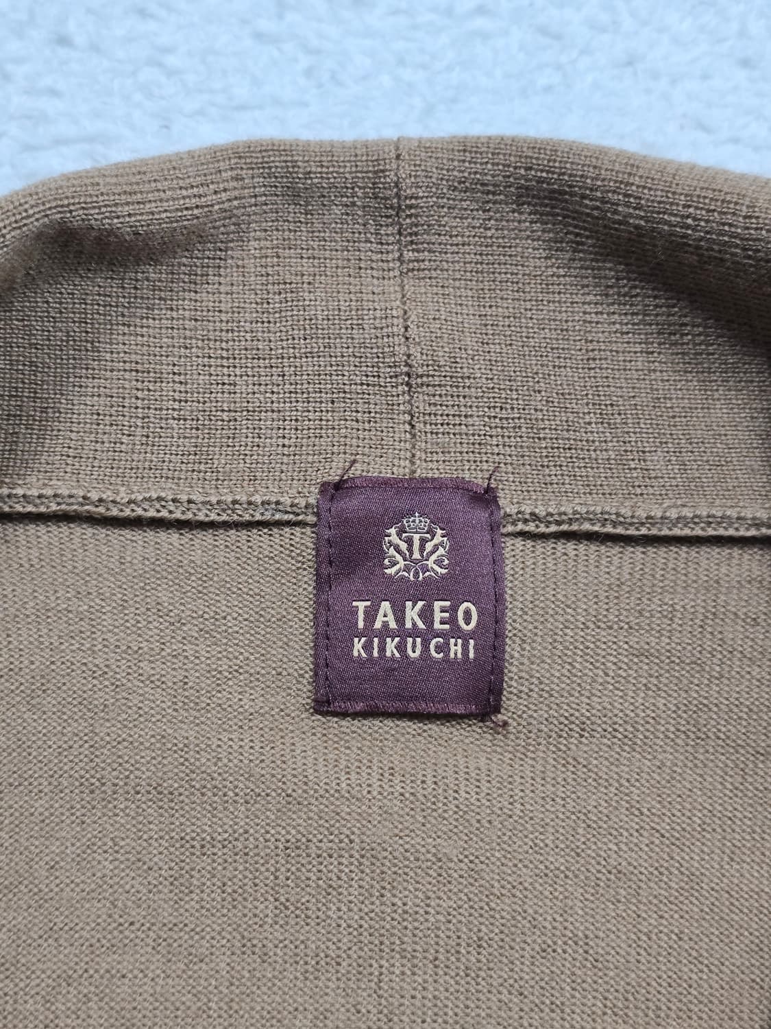 타케오 키쿠치 브라운 가디건 100사이즈 상품이미지5