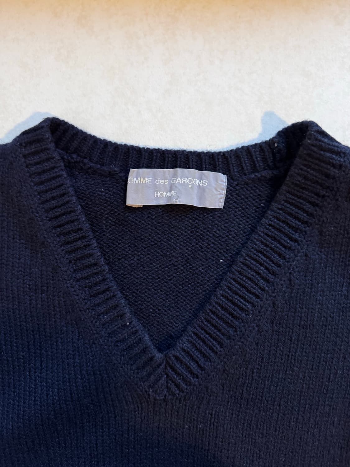 꼼데가르송 옴므 2008년 울 니트 스웨터 상품이미지3