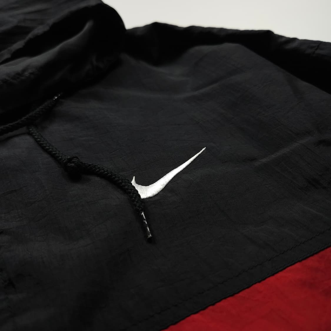 90s 나이키 올드스쿨 배색 박시핏 바람막이 (L) 상품이미지3