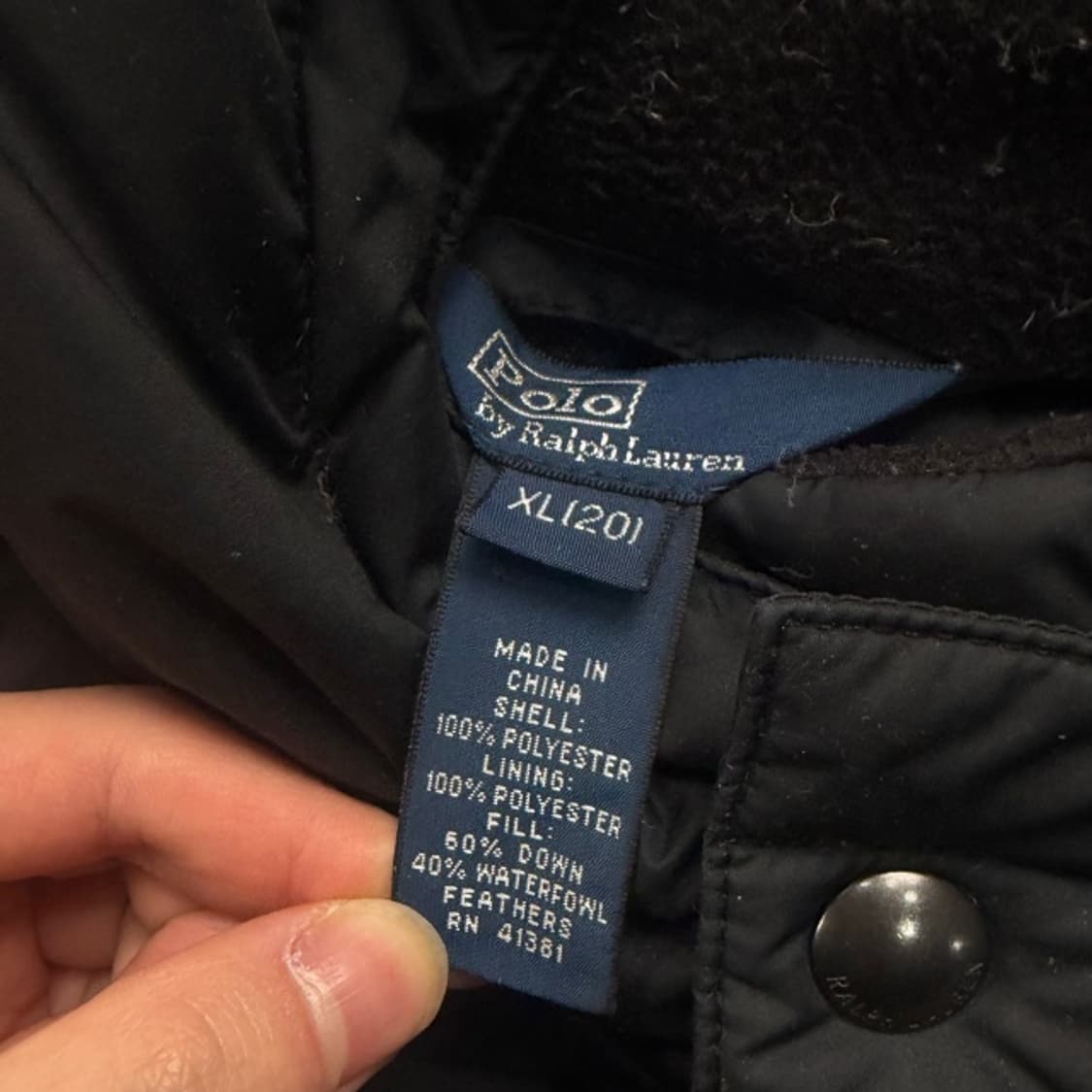 95-100 폴로 푸퍼 패딩  상품이미지3