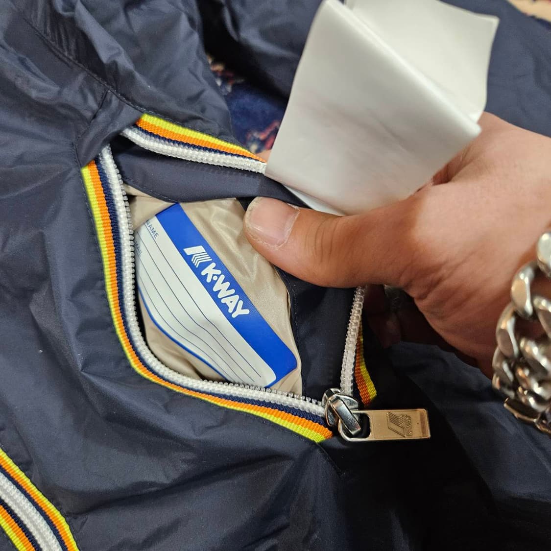 까웨(K-WAY) in 프랑스 데니스 써모 리버시블 다운 자켓
 상품이미지9