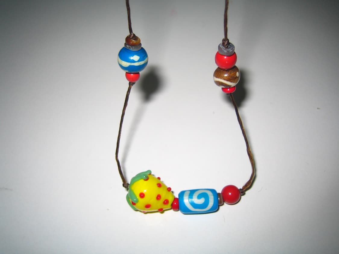 레몬 딸기덩굴 목걸이 Lemon strawberry necklace 상품이미지2