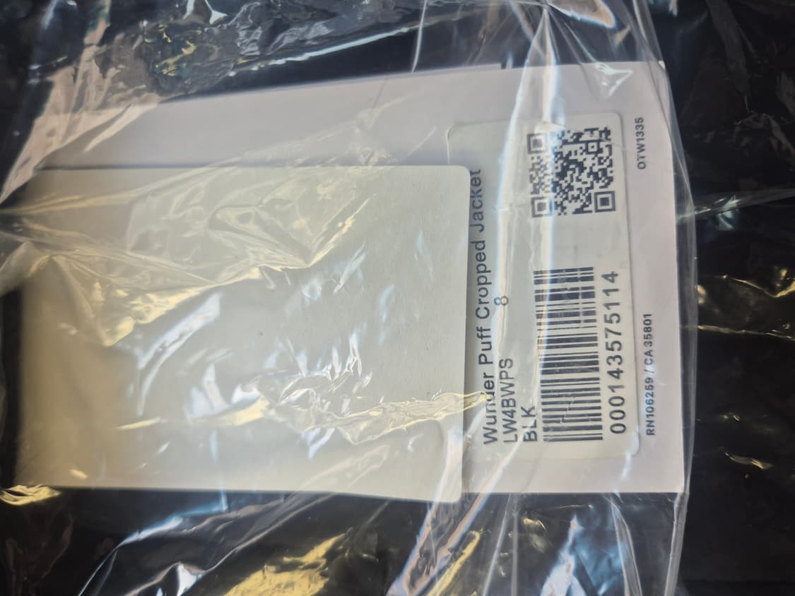 (새상품) 룰루레몬 원더퍼프 600 크롭 재킷 블랙 상품이미지4