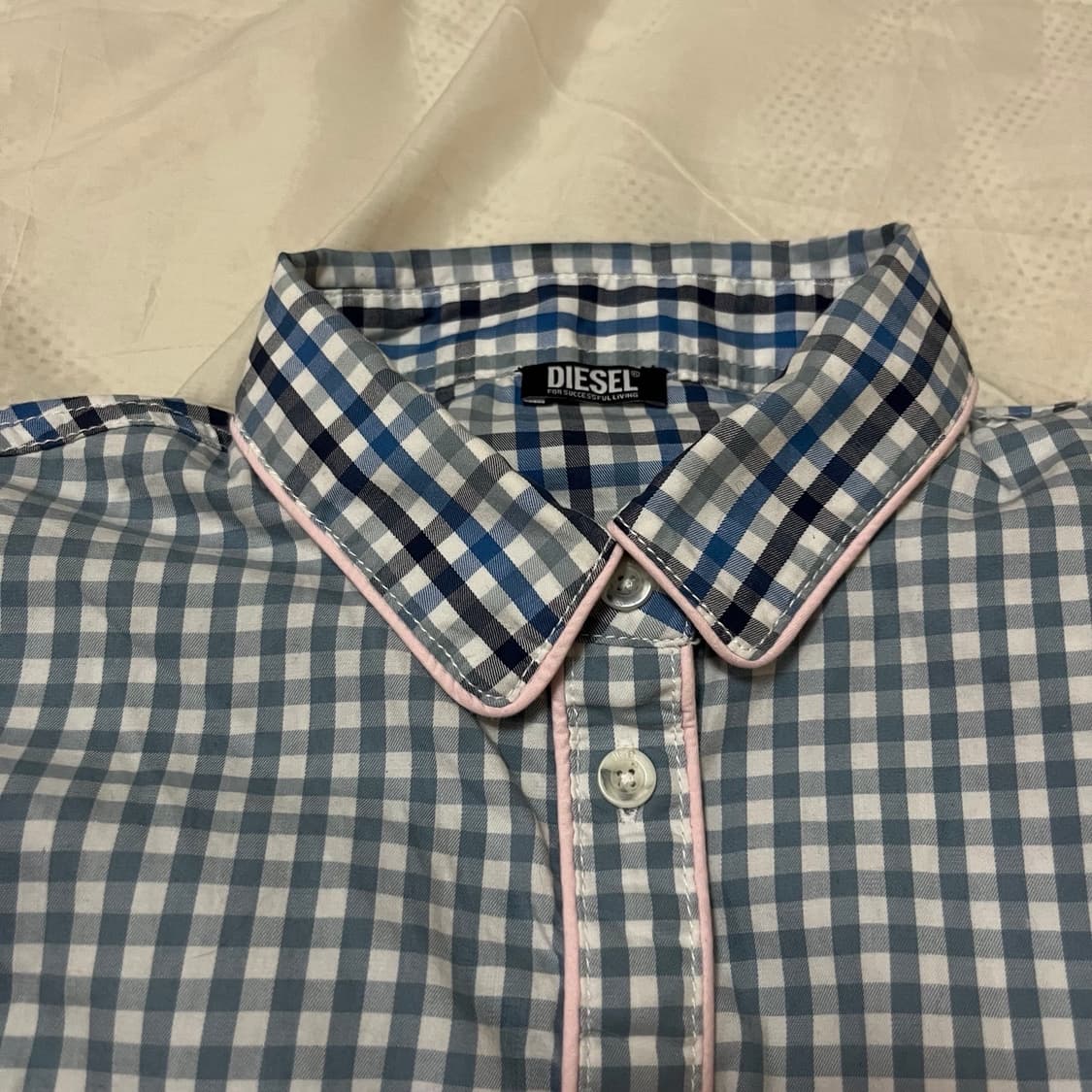 Diesel vintage checkered shirt 상품이미지7