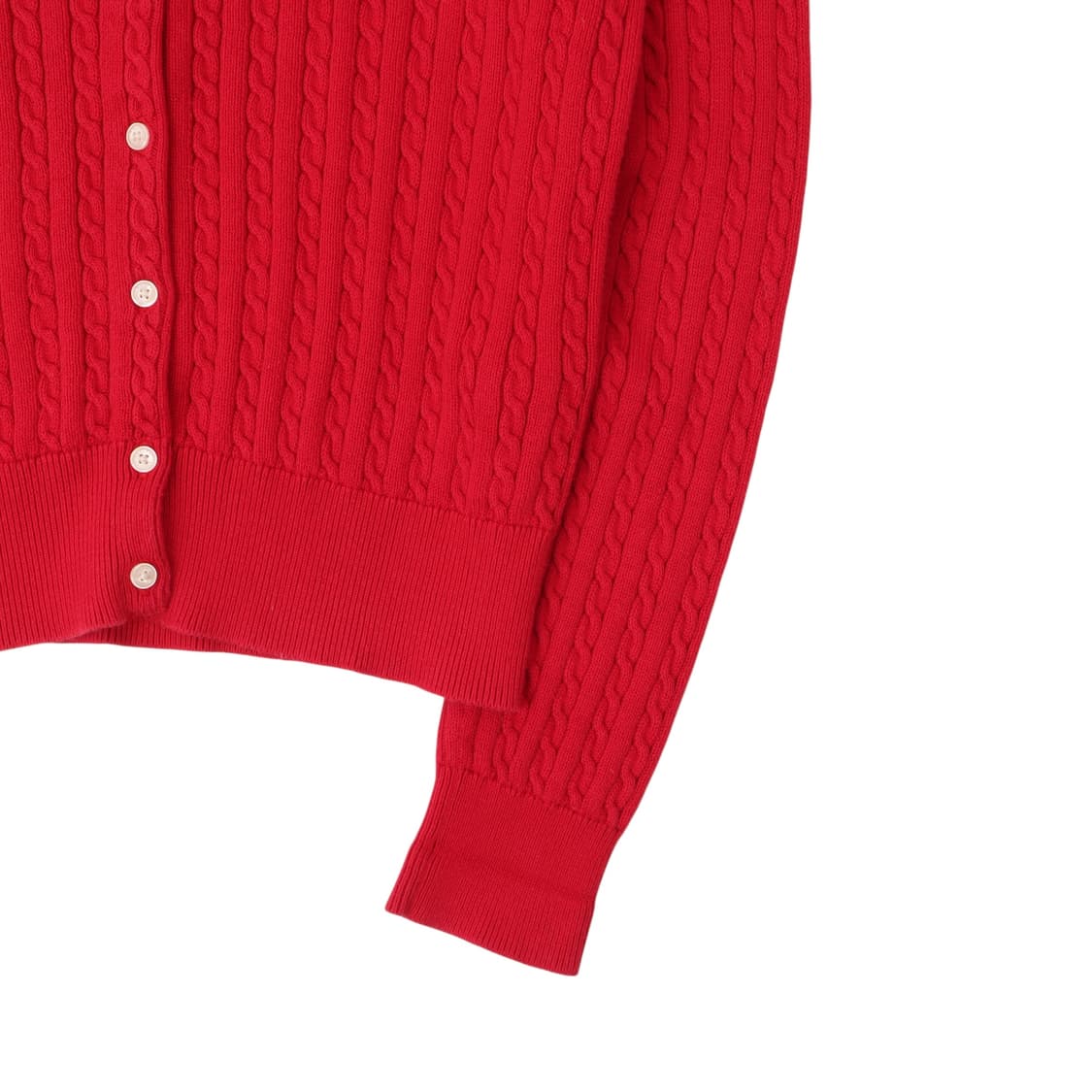 폴로 랄프로렌 레드 케이블 니트 가디건 상품이미지4